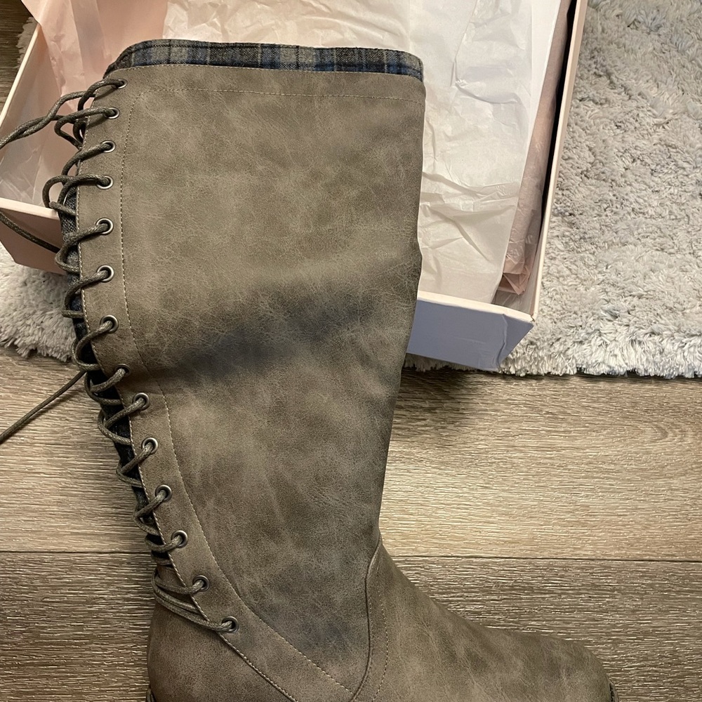 Just Fab plaid boot